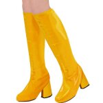 Surbottes r�tro ann�es 60 ocres - jaune pour femme - id�ales pour un d�guisement disco
