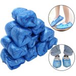 Surchaussures jetables antidrapante 100 pcs couvre - chaussures jetables impermable en plastique cpe ...