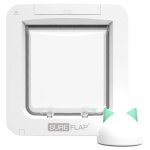 Sureflap chatière connect à puce électronique + hub - blanc 142 mm x 120 mm (jusqu?à 32 puces didentification) ... Sureflap chatière connect à puce électronique + hub - blanc 142 mm x 120 mm (jusqu?à 32 puces didentification) ...