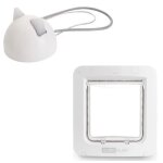 Sureflap grande chatière à puce électronique connectée - blanc - 178 mm x 170 mm (livré avec le hub) Sureflap grande chatière à puce électronique connectée - blanc - 178 mm x 170 mm (livré avec le hub)