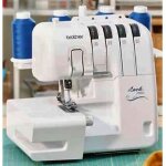 Surjeteuse - brother 2104d - 3 - 4 fils - enfilage simplifi - ourlet roulott - led