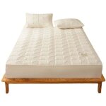 Surmatelas 150 x 200 memoire de forme fibre de rafraichissant sur matelas 2 personnes 150x200 avec poche ...