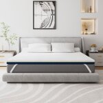 Surmatelas 90x190 �paisseur 7. 5cm mousse � m�moire de forme gel housse amovible lavable