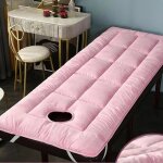 Surmatelas de beaut� en coton - sightmark - 70x190 cm - rose - moelleux - respirant - � enfiler