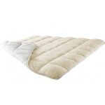 Surmatelas douceur 200x200 epaisseur 2 cm microfibre de qualit� coutil tissus sherpa respirant