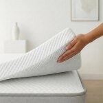 S�rmatelas � m�moire de forme 90x180cm - epaisseur 6cm - housse lavable � deux faces �t� - hiver mousse ...