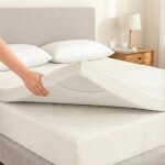 Surmatelas m�moire de forme 90x190 cm - �paisseur 7 cm - confort ergonomique soutien du dos housse respirante ...