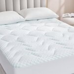 Surmatelas m�moire de forme - sightmark - 140x190 cm - blanc - mousse � m�moire de gel - refroidissement ...