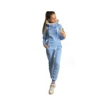 Surv�tement femme - casual - ensemble sportswear - manches longues - respirant - multisport bleu