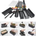 Kit  sushi - eastvaps - ensemble de 10 pices - plastique hips - couleur noire