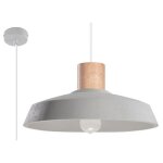 Suspension afra e27 led moderne loft boho design couloir - blanc - sollux - 1 ampoule - e27 - 10 watts ...