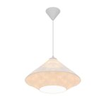 Suspension luminaire - dlite - groede - papier blanc - 1x e27 - 40x25 cm - intrieur