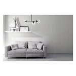 Suspension luminaire lustre light - home - modle tuluza - plafond mtal et verre - e27 - 3 lumires ...