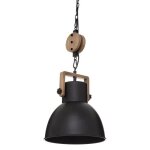 Suspension silas m�tal noir d23cm - atmosphera cr�ateur dint�rieur