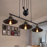 Suspension plafonnier industrielle luminaire lustre e27 en m�tal vintage pour bar cuisine cafe restaurant ...