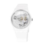Montre - swatch - spot time white - bioceramic 34mm - tanchit 30 atm - mixte