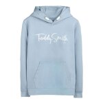 Sweat � capuche bleu clair gar�on teddy smith evry