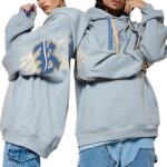 Sweat � capuche bleu homme kaporal salto