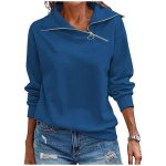 Sweat � capuche femme avec fermeture �clair pull manches longues et col en v chic et confortable xs coloris ...