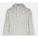 Sweat � capuche - nike - club fleece - homme - gris - 78% coton / 22% polyester