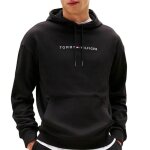 Sweats � capuche noir homme tommy hilfiger um0um03665