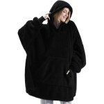 Sweat  capuche plaid  manche super douce et chaude ultra douce chaude confortable surdimensionne pour ...