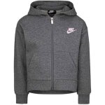 Sweat  capuche zipp - nike - club - doublure en polaire - gris chin - fille