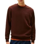 Sweat marron homme tommy hilfiger reg flag crew
