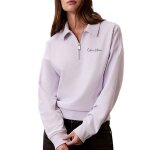 Sweat mauve femme calvin klein jeans french terry