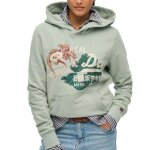 Sweat vert femme superdry tokyo