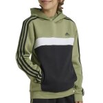 Sweat vert / noir gar�on puma hoodie