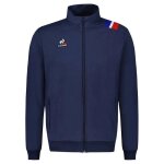 Sweat � zip marine homme le coq sportif fz sweat presentation