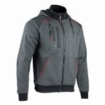 Sweat zippé facom jumper gris / noir / rouge taille l - fxww8000e - l Sweat zippé facom jumper gris / noir / rouge taille l - fxww8000e - l