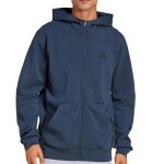 Sweat zippe marine homme adidas d4t full - zip