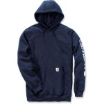 Sweatshirt - carhartt - midweight - capuche 3 parties - poche frontale - taille s - bleu