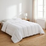 Sweetnight - couette 220x240 cm - pour lit 2 personnes - enveloppe en coton - l�g�re - sans traitement ...