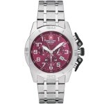 Swiss alpine military 7063. 9136sam montre hommes chronographe