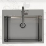Swiss aqua technologies - swiss aqua technologies aurum Évier de cuisine encastrable inox 304 1 bac 55x45x21 ... Swiss aqua technologies - swiss aqua technologies aurum Évier de cuisine encastrable inox 304 1 bac 55x45x21 ...