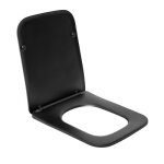 Swiss aqua technologies - infinitio abattant de wc rectangulaire avec frein de chute noir (satinfp12bkm) ...