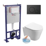 Swiss aqua technologies pack wc bti - autoportant + wc sat infinitio sans bride fixations invisibles ...