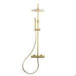 Swiss aqua technologies - sat dark colonne de douche avec mitigeur thermostatique or bross (satdasstkbz) ...