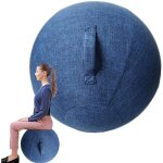 Housse pour swiss ball 65cm ? protection ballon de gym grossesse yoga pilates ? pour maison et bureau ...