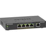 Switch ethernet poe 5 ports - netgear - gs305ep - smart manageable - silencieux - 4 ports poe +