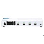 Switch manageable qnap - qsw - m408s - 8 ports 1gbps - 4 ports 10gbe sfp + - compact - web management ...