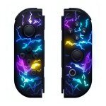 Pour switch manette de jeu sans fil bluetooth multicolore manette jeux video jechauves - souris lumineuses ...