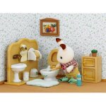Sylvanian families - 5015 - frre lapin chocolat et toilettes - village - mixte - 3 ans +