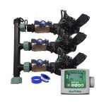Syst�me darrosage automatique - rain bird - suinga - 3 zones - programmateur esp 9v - �lectrovannes 24v ...
