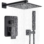 Système de douche encastré avec tête de douche carrée 12 pouce abs plastique douchette set de douche ... Système de douche encastré avec tête de douche carrée 12 pouce abs plastique douchette set de douche ...