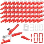 Syst�me de nivellement carrelage kit de nivellement pour carrelage 1 pince 300 2mm clips 100 pi�ces cales ...
