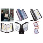 Syst�me de pr�sentation - durable - vario table 10 - kit complet - socle noir - pochettes a4